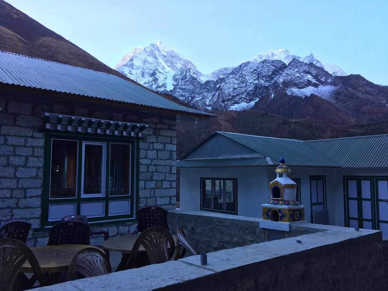 White Lotus Inn at dusk